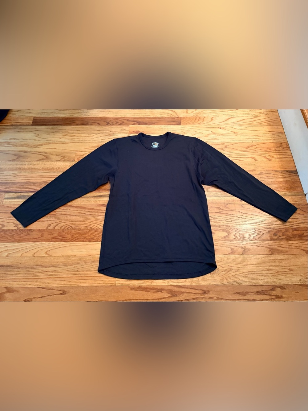 Men's Duofold Long Sleeve Crewneck Shirt in Black